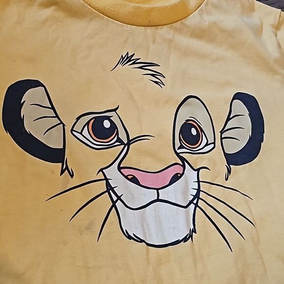 Simba Lion King t shirt size 7/8 - Picture 2 of 8
